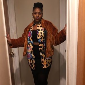 Free People Fur Coat